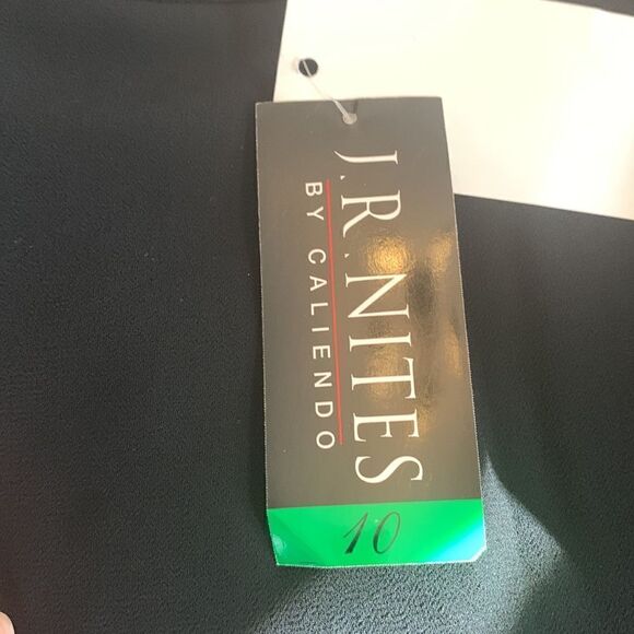 J R Nites by Caliendo black formal pants Size 10 NWT - Picture 6 of 8